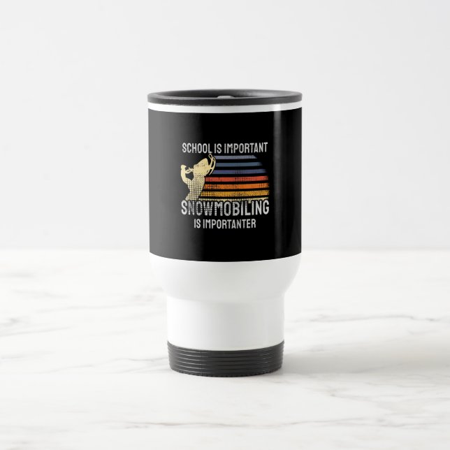 Mug De Voyage Motoneige Motoneige (Centre)
