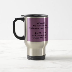 Mug De Voyage "Mouette sèche - truite brute" Mouche de pêche à l