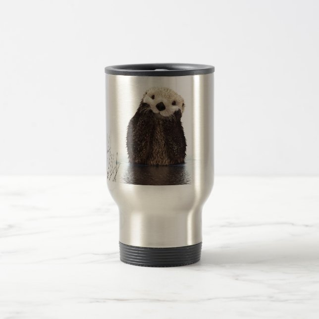 Mug De Voyage Moufle de Fluffy adorable mignonne animal (Centre)