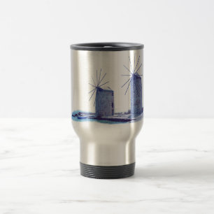 Mug De Voyage moulins à vent de Grèce