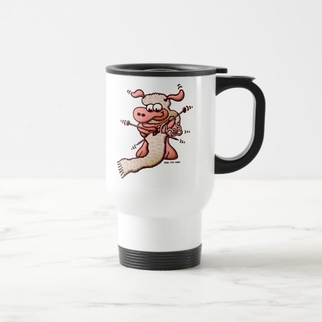 Mug De Voyage Moutons de tricot (Droite)