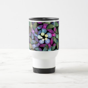 Mug De Voyage Mouvements colorés Abstrait Trippy Fractal Art