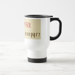 Mug De Voyage Musique Alphabet