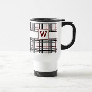 Mug De Voyage Musique blanche et rouge