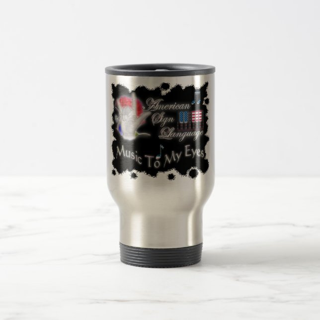 Mug De Voyage MUSIQUE d'asl à MES yeux (Centre)