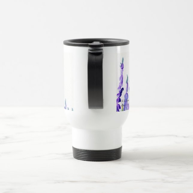 Mug De Voyage Musique de champ de lavande (Poignée)