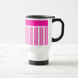 Mug De Voyage Musique de voyage blanche personnalisée, bonbon ro