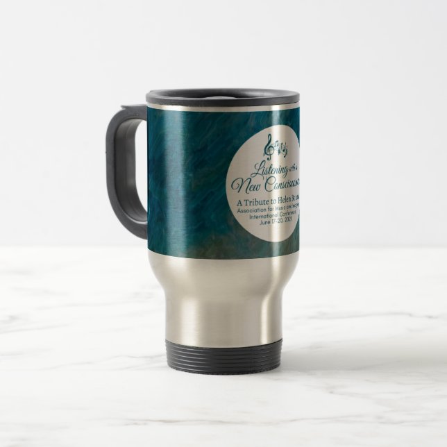 Mug De Voyage Musique de voyage de conférence annuelle AMI (Devant gauche)