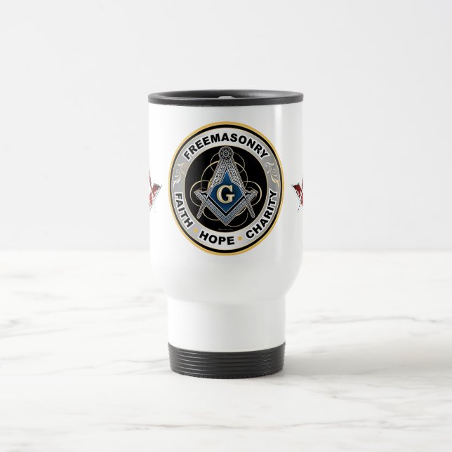 Mug De Voyage Musique de voyage Freemason (Centre)