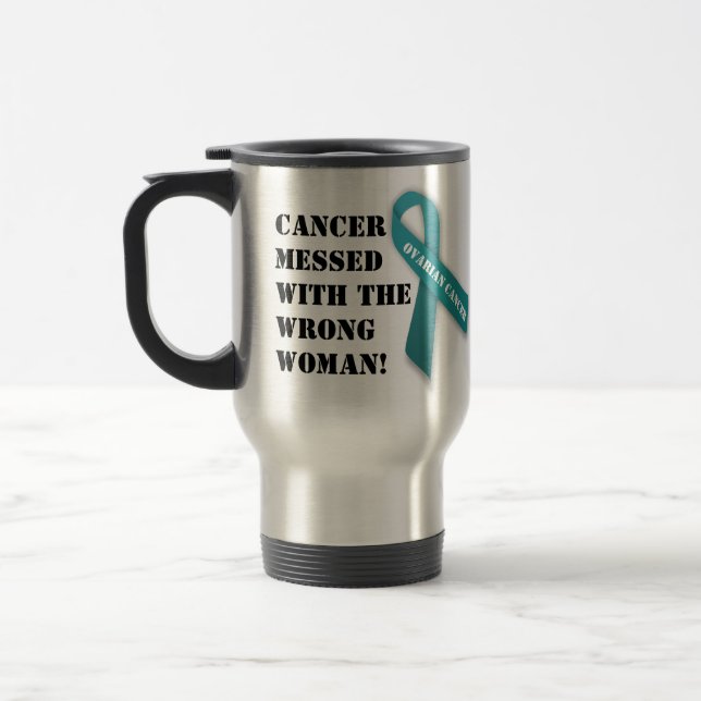 Mug De Voyage Musique du cancer de l'ovaire (Gauche)
