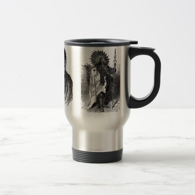 Mug De Voyage Musique en chef indien (Droit)