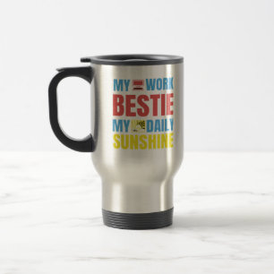 Mug De Voyage My Work Bestie Sunshine - Work Bestie Classic