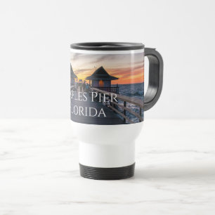 Mug De Voyage Naples Pier Floride Ocean Sunset