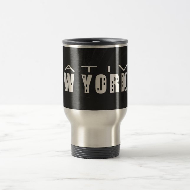 Mug De Voyage Natif New Yorkais noir (Centre)