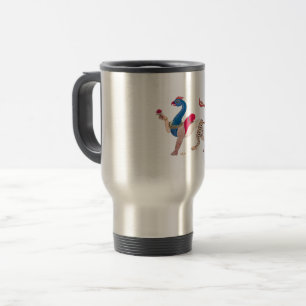 Mug De Voyage Navagunjara Krishna Peinture indienne vintage reli