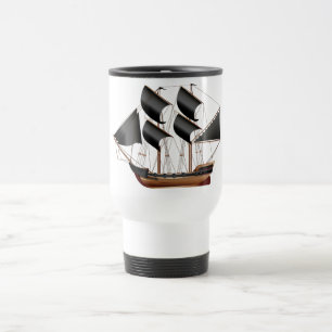 Mug De Voyage Navire Pirate