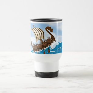 Mug De Voyage Navire Viking