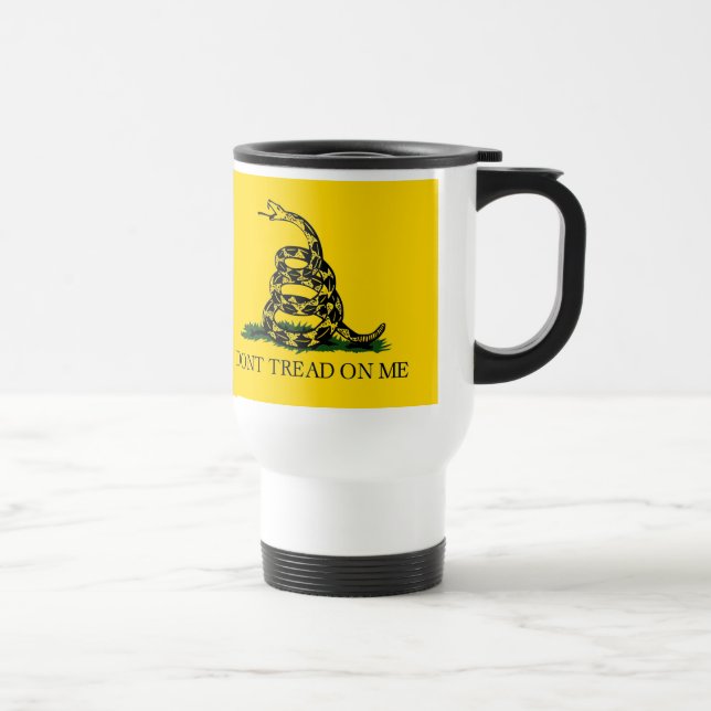 Mug De Voyage Ne me touchez pas - Drapeau Gadsden (Droite)