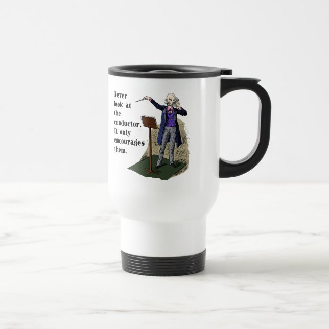 Mug De Voyage Ne regardez jamais le conducteur (Droite)