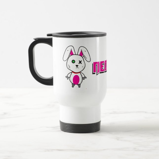 Mug De Voyage Neomotoko Bunny Design (Gauche)