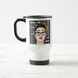 Mug De Voyage Nerdy Girls dirigent le monde
