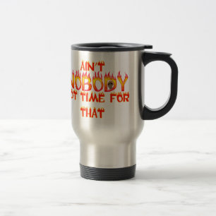 Mug De Voyage N'est personne brun obtenu de bonbon à temps