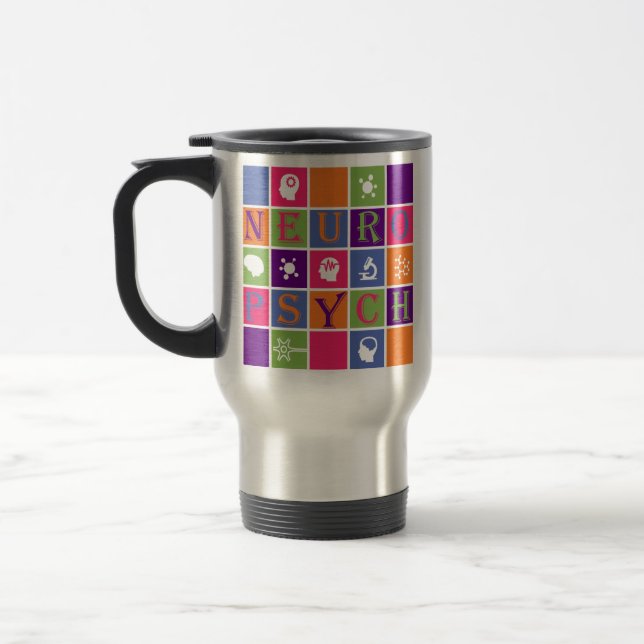 Mug De Voyage Neuropsychologie - cadeaux pour des (Gauche)