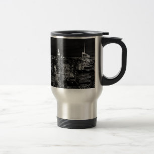 Mug De Voyage New York City Night Skyline
