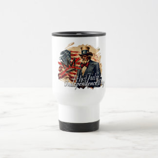 Mug De Voyage No Kings Uncle Sam Independence Day Art
