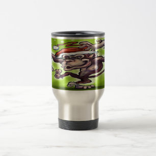 Mug De Voyage Noël au chimpanzé
