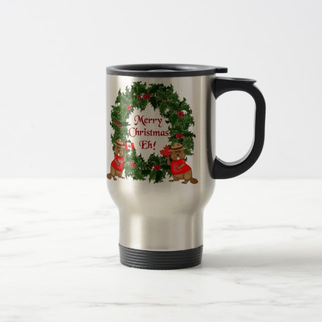 Mug De Voyage Noël canadien (Droit)