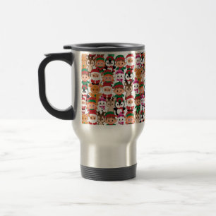 Mug De Voyage Noël en peluche coloré avec de nombreuses professi