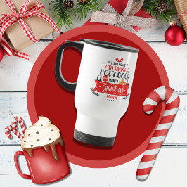 Mug De Voyage Noël mignon vacances modernes