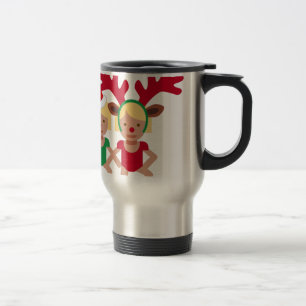 Mug De Voyage noël père Noël jumeaux émoji