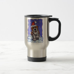 Mug De Voyage Noël Saint Bernard