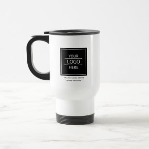 Mug De Voyage Nom commercial et logo personnalisés