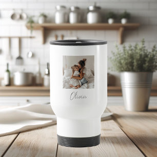 Mug De Voyage Nom et photo personnalisés   Cadeau personnalisé