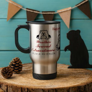 Mug De Voyage Nom personnalisé de la marmotte personnalisée Anni