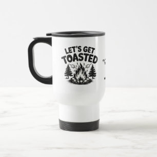 Mug De Voyage Nom personnalisé et camping avec texte