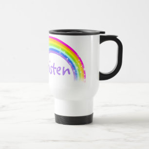 Mug De Voyage Nom personnalisé voyage arc-en-ciel / filles club 