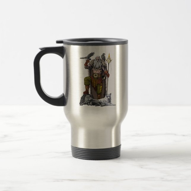 Mug De Voyage Norse Viking Dieu Odin (Gauche)