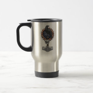 Mug De Voyage Norse Viking Raven Hammer