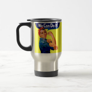 Mug De Voyage Nous Pouvons Le Faire - Motivation Pop Art