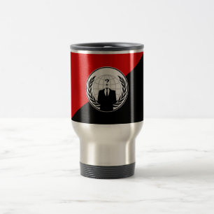 Mug De Voyage Nous sommes drapeau anonyme d'anarchiste