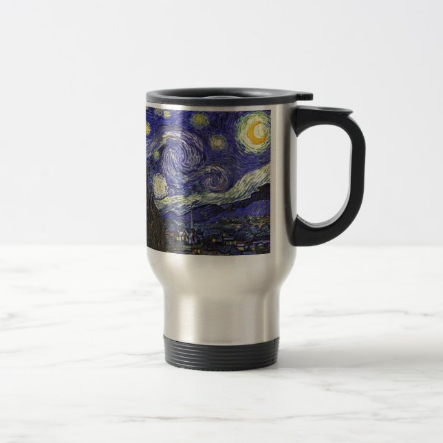 Mug De Voyage Nuit Van Gogh Starry (Droit)