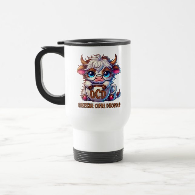Mug De Voyage Obsessive Coffee Disorder  (Gauche)