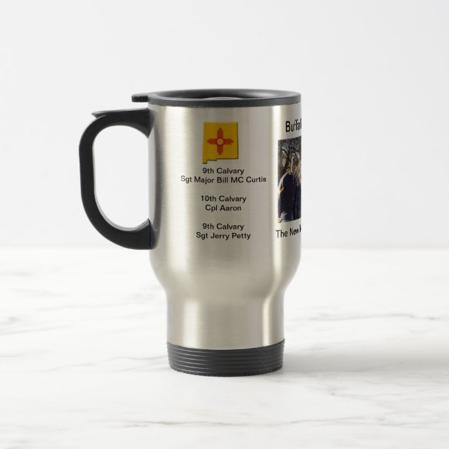 Mug De Voyage occasion historique de soldat de Buffalo (Gauche)
