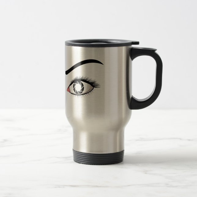 Mug De Voyage Oeil photographique (Droit)