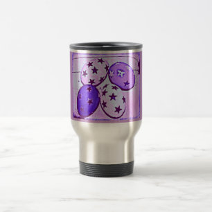 Mug De Voyage Oeufs de Pâques pourpres