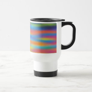Mug De Voyage Œuvre d'art abstraite du ciel du désert au coucher